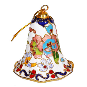 Glocke Weihnachtsglocken Weihnachtsdeko Deko Cloisonne Emaille 5478